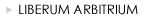 LIBERUM ARBITRIUM
