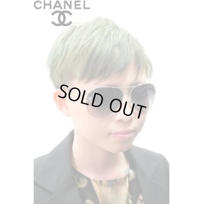 画像1: 【CHANEL】 ティアドロップサングラス / ブラック