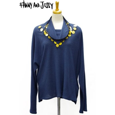 画像1: Sale80%off 【FANNY AND JESSY】 メダル装飾カットソー