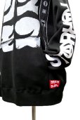画像4: Sale30%off【コスモス × FAR★STAR】 レトロビッグシルエットパーカー / ブラック (4)
