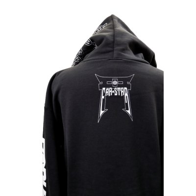 画像6: Sale30%off【コスモス × FAR★STAR】 レトロビッグシルエットパーカー / ブラック