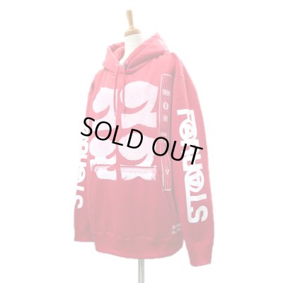 画像3: Sale30%off【コスモス × FAR★STAR】 レトロビッグシルエットパーカー / レッド