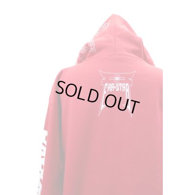 画像6: Sale30%off【コスモス × FAR★STAR】 レトロビッグシルエットパーカー / レッド