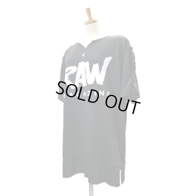 画像3: 【DöPEZ】 "RAW" プリント＋ロゴ刺繍カットソー / ホワイト