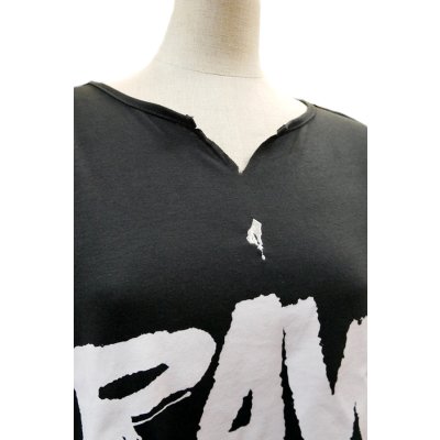 画像4: Sale30%off【DöPEZ】 "RAW" プリント＋ロゴ刺繍カットソー / ホワイト