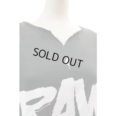 画像4: 【DöPEZ】 "RAW" プリント＋ロゴ刺繍カットソー / ホワイト