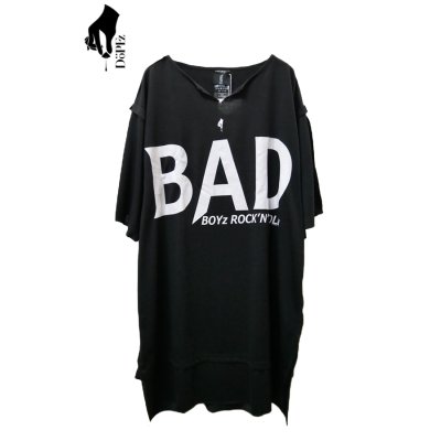 画像1: Sale30%off【DöPEZ】 "BAD BOYZ" プリント＋ロゴ刺繍カットソー