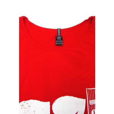 画像4: Sale30%off【コスモス × FAR★STAR】 レトロビッグカットソー / レッド