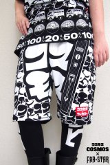 Sale30%off【コスモス × FAR★STAR】 総柄ハーフパンツ