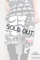 Sale30%off【コスモス × FAR★STAR】 総柄ハーフパンツ