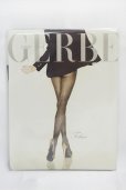 画像2: Sale50%off 【GERBE】 "FELINE" ストッキング  / グレーブラウン × ブラック (2)