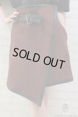 Sale80%off 【JC de CASTELBAJAC】 ヘリンボーン柄ウールスカート
