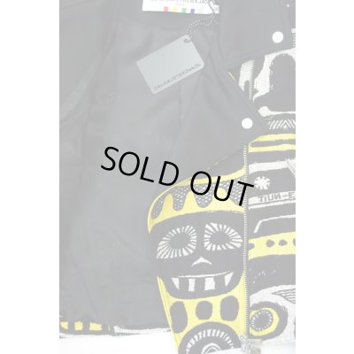 画像13: Sale80%off 【JC de CASTELBAJAC】 FACE柄ダブルライダースジャケット