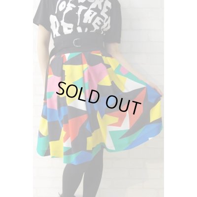 画像3: Sale50%off 【JC de CASTELBAJAC】 マルチカラーシルクスカート
