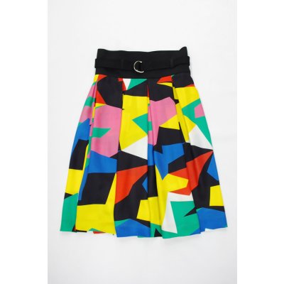 画像4: Sale50%off 【JC de CASTELBAJAC】 マルチカラーシルクスカート