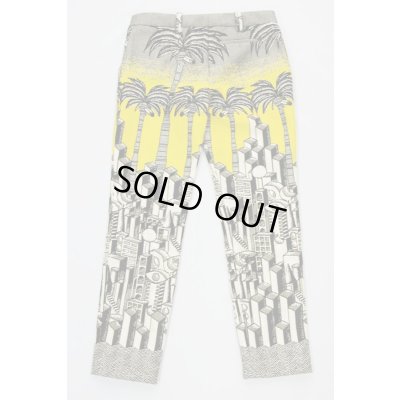 画像4: Sale80%off 【JC de CASTELBAJAC】 ジオメトリックメトロポリス柄タペストリーパンツ