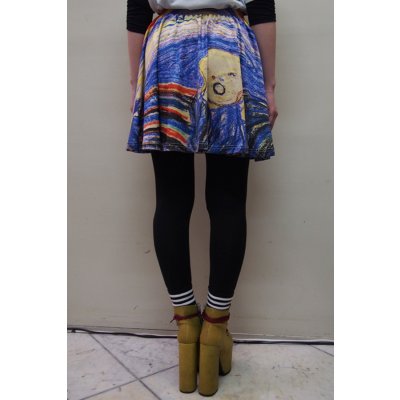 画像3: 【Kayci Wheatley】 "FAMOUS FINE ART" フレアスカート