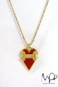 画像1: Sale50%off 【Maria Francesca Pepe】 "BROKEN HEART" チャームネックレス (1)