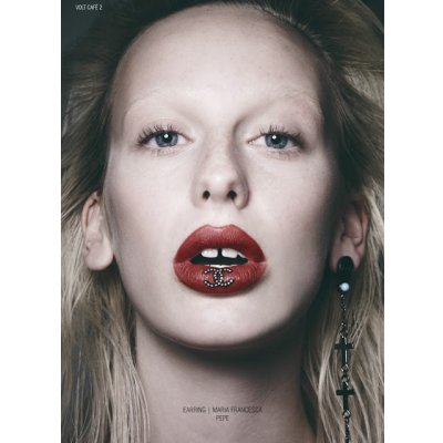 画像6: Sale50%off 【Maria Francesca Pepe】 クロス×ターコイズ 装飾ロングピアス