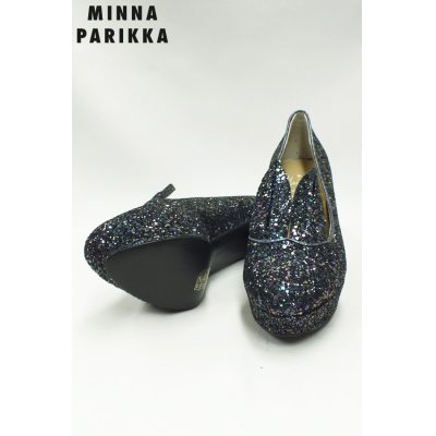 画像1: Sale70%off 【MINNA PARIKKA】 ラビットグリッターパンプス