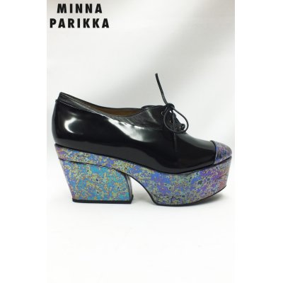 画像1: Sale70%off 【MINNA PARIKKA】 オイルプリントソールシューズ