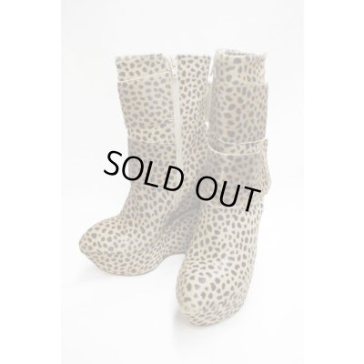 画像6: Sale90%off 【Tanja S London】 ダブルベルトレオパードブーツ