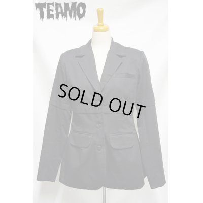 画像1: Sale80%off 【TEAMO】 レイヤードブレザー / ブラック
