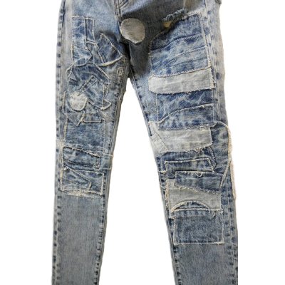 画像4: ▲USED▲【SAINT LAURENT】 パッチワークデニムパンツ