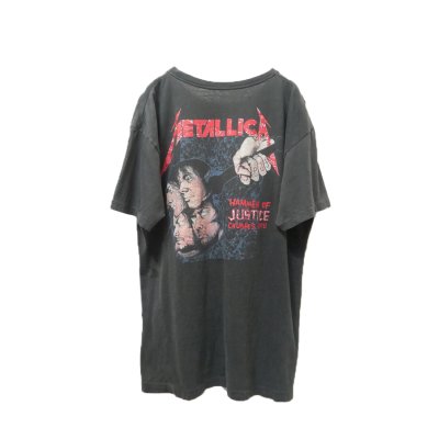 画像2: ▲ Vintage ▲ "METALLICA" '88 DAMAGED JUSTICE Tシャツ