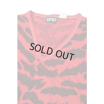 画像4: ▲ Vintage ▲ "GAP" 総柄VネックTシャツ