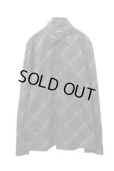 Sale50%off▲ USED ▲ チェック柄ポリエステルシャツ