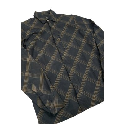 画像3:  ▲ USED ▲ チェック柄ポリエステルシャツ