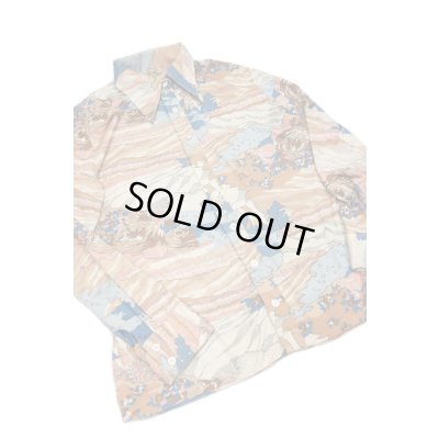 画像3: ▲ Vintage ▲ 70’S 総柄ポリエステルシャツ