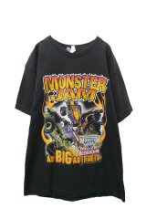  ▲ USED ▲ "MONSTER JAM" レーシングプリントTシャツ