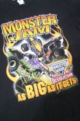 画像3:  ▲ USED ▲ "MONSTER JAM" レーシングプリントTシャツ (3)