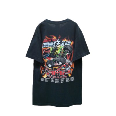 画像2: ▲ USED ▲ "MONSTER TRUCK THUNDER SLAM" AMP ツアーレーシングプリントTシャツ