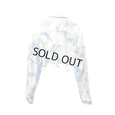 画像2: Sale50%off▲USED▲【Riley】 クロップドブリーチデニムジャケット