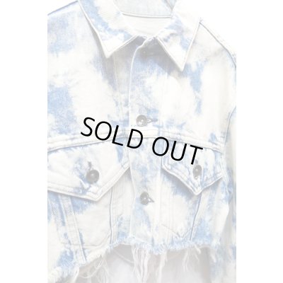 画像3: Sale50%off▲USED▲【Riley】 クロップドブリーチデニムジャケット