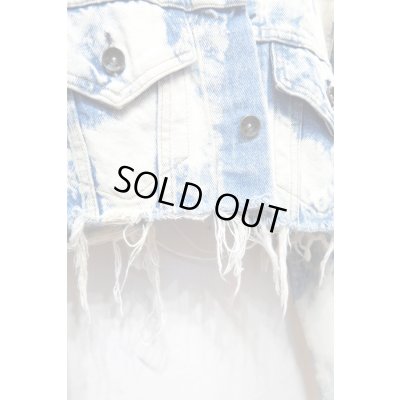画像5: Sale50%off▲USED▲【Riley】 クロップドブリーチデニムジャケット