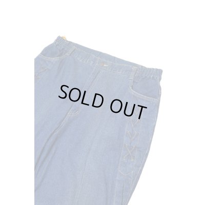 画像3: ▲ USED ▲ レースアップイージーデニムボンタンパンツ