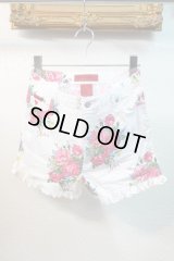 Sale50%off▲ USED ▲ 【Betsey Johnson】 薔薇柄ショートパンツ