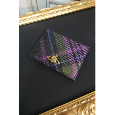 画像1: ▲USED▲【Vivienne Westwood】 チェック柄カードケース