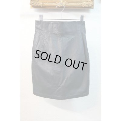 画像1: ▲USED▲ レースアップレザースカート