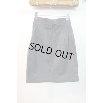 画像2: ▲USED▲ レースアップレザースカート