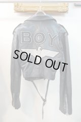 ▲ Vintage ▲ "BOY LONDON" 80’S レザーライダースジャケット