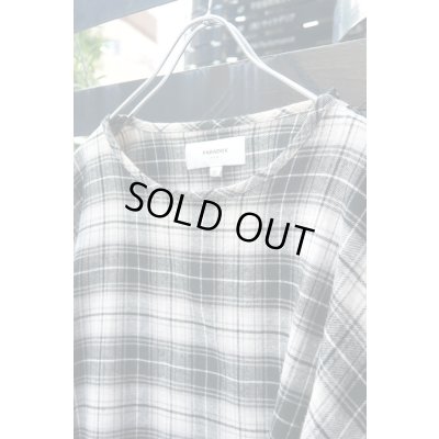 画像3: ▲USED▲【PARADOX】 タータンチェック柄ムスリンカットソー / ブラック