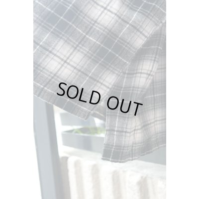 画像6: ▲USED▲【PARADOX】 タータンチェック柄ムスリンカットソー / ブラック