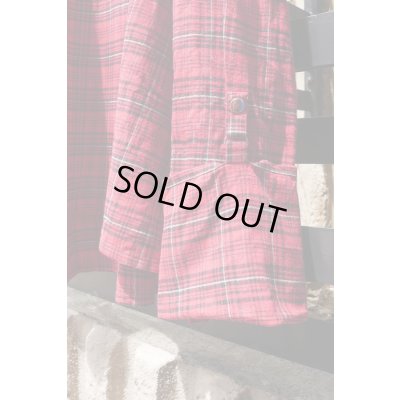 画像5: ▲USED▲【PARADOX】 タータンチェック柄ムスリンカットソー / レッド