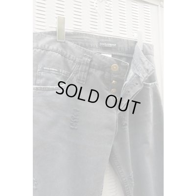 画像4: ▲USED▲【DOLCE＆GABBANA】 ダメージ加工コットンパンツ