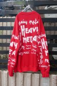 画像2: ▲USED▲【PROUDRACE】 "HEAVY METAL" プリントスウェットトップス (2)